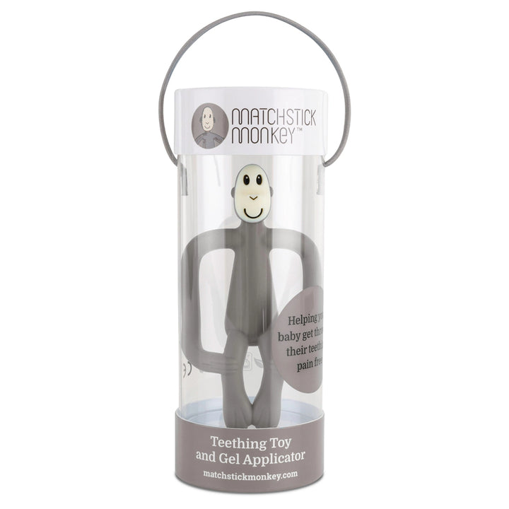 Matchstick Monkey Teething Toy (Grey)