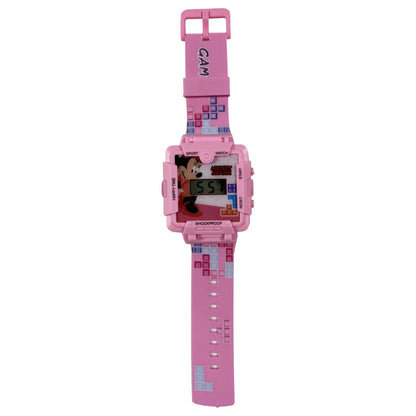 Disney 2-In-1 Digital LED Watch And Gaming Minnie Mouse (Pink)