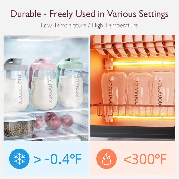 Momcozy Breast Milk Storage Container (Green)