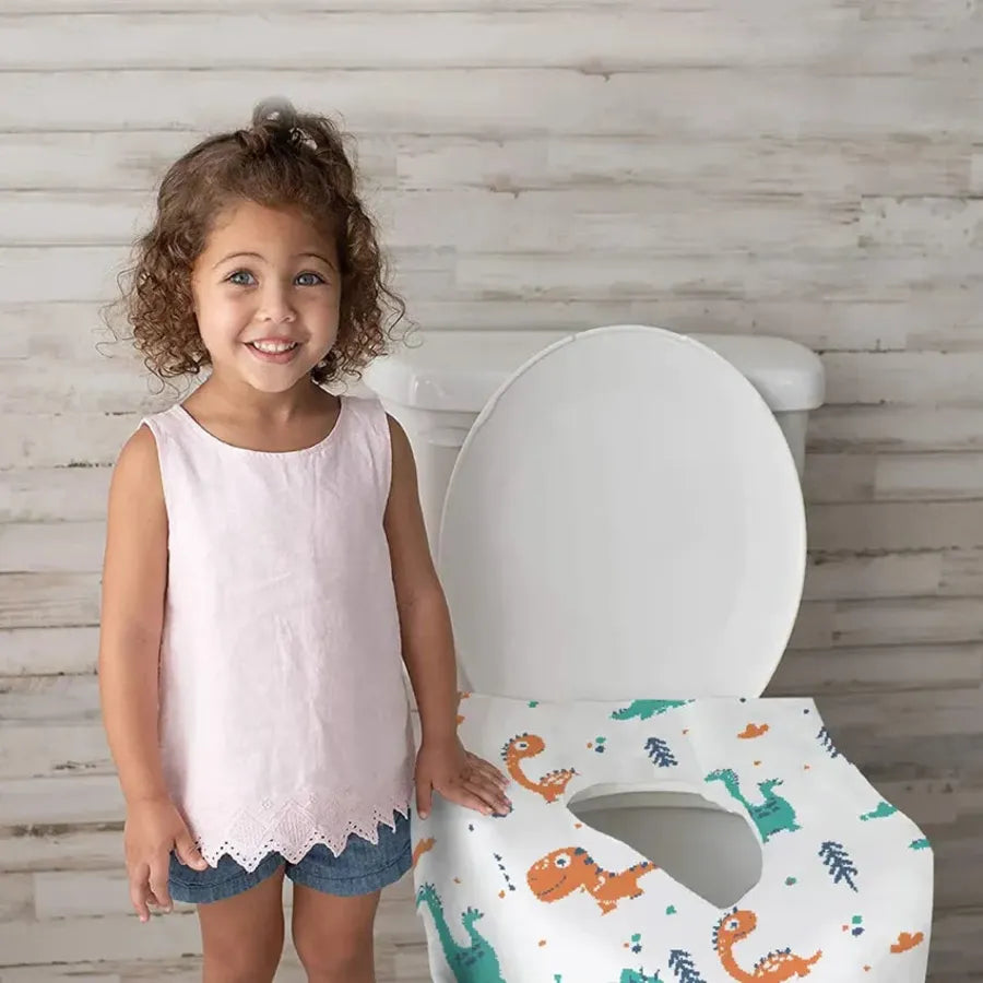 Moon - Disposable Toilet Seat Cover - Dino (66 x 63 cm)