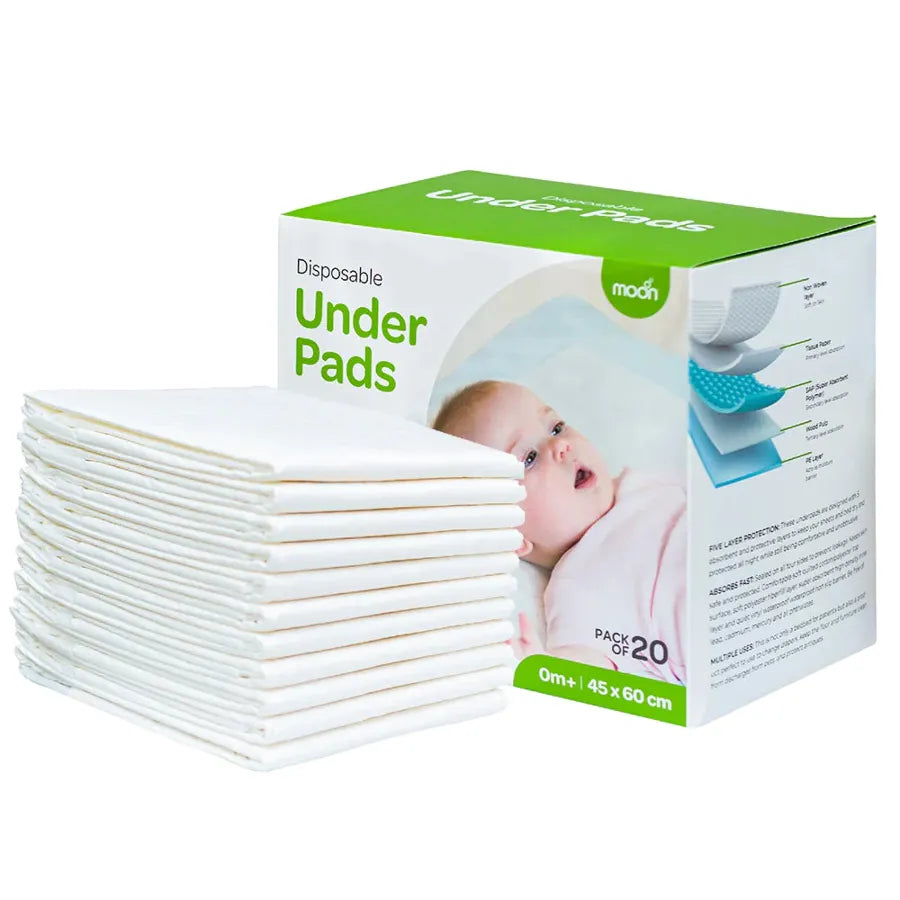 Moon - Disposable Under Pads - 45 x 60 cm (Pack of 20)
