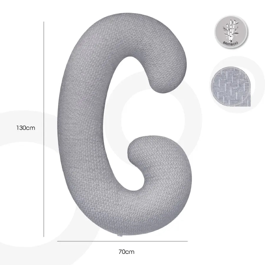 Moon - Maternity Pillow (Grey)
