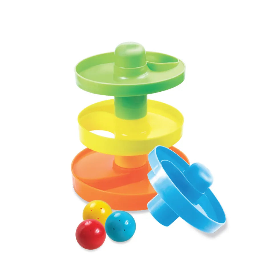 Moon Spiral Ball Ramp Tower Ball Drop Playset