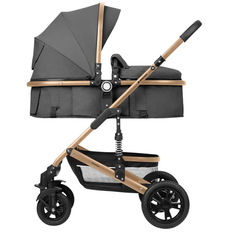 Kikkaboo Stroller 3in1 transf. seat Amaia (Dark Grey) 2024