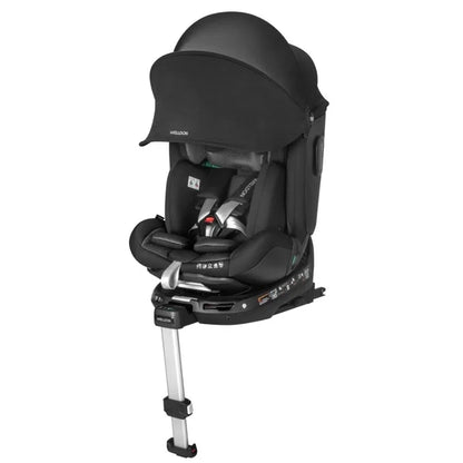 Welldon Smart Rotate 2 Pro iSize 360° Isofix Car Seat (Group 0+/1/2) Ebony