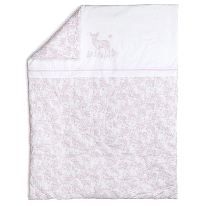 Nini Crib Bedding Set Aura Grandeur (Pink)