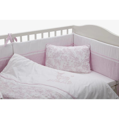 Nini Crib Bedding Set Aura Grandeur (Pink)