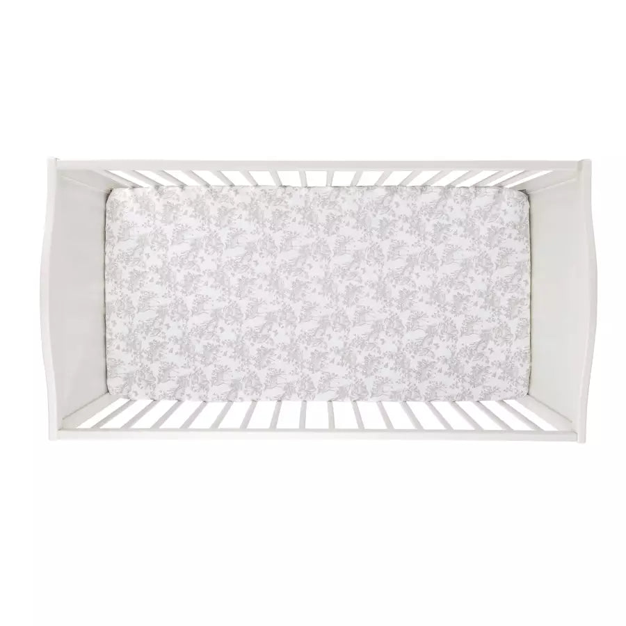 ملاءة سرير نيني المجهزة (رمادية) ملاءة سرير نيني المجهزة (رمادية)