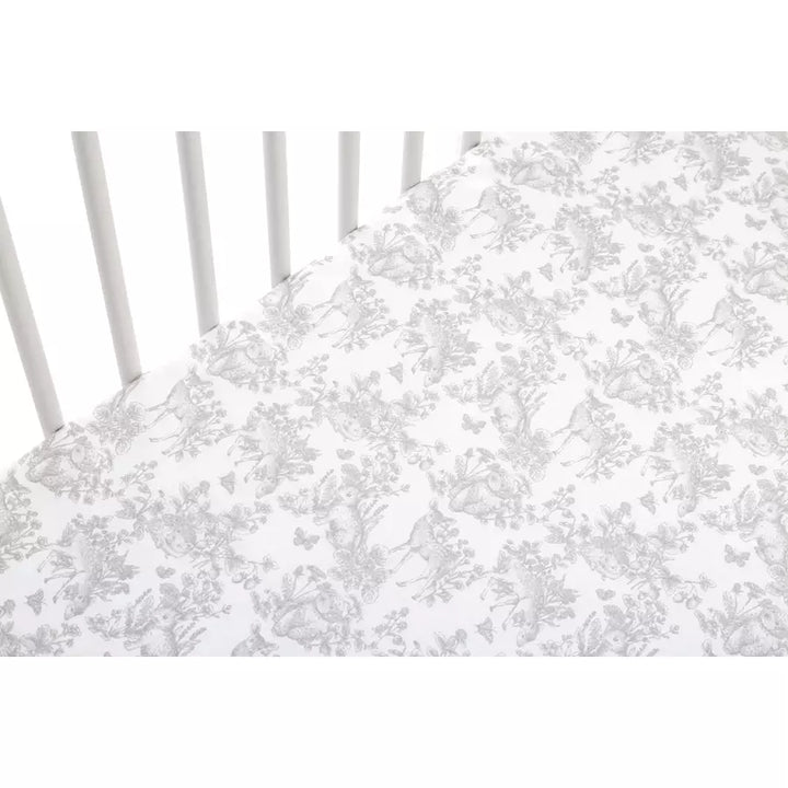 Nini Crib Fitted Sheet (Grey)