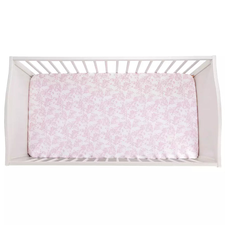 Nini Crib Fitted Sheet (Pink)