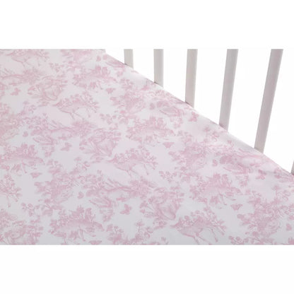 Nini Crib Fitted Sheet (Pink)