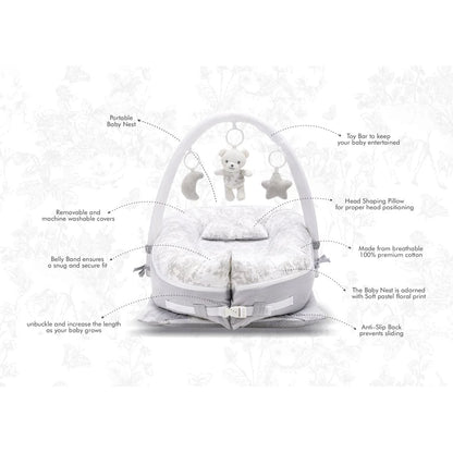 Nini Baby Nest Aura Garndeur (Grey)
