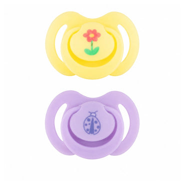 Nuby Day Soothers, 0-6 Months (2 Pack)
