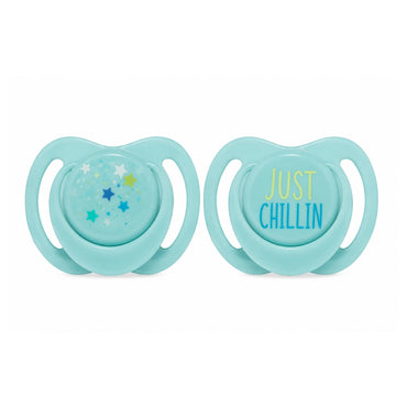 Nuby Day Soothers, 6-18 Months(2 Pack)