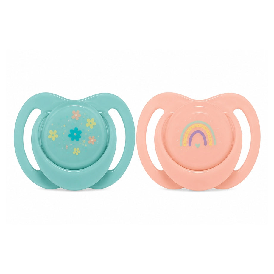 Nuby Day Soothers, 6-18 Months(2 Pack)