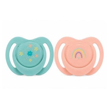 Nuby Day Soothers, 6-18 Months(2 Pack)