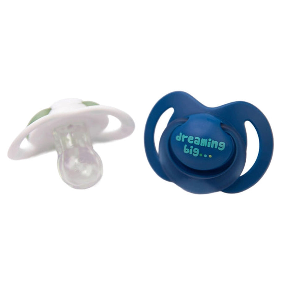 Nuby Night Soothers (Blue) 6-18 Months (2 Pack)