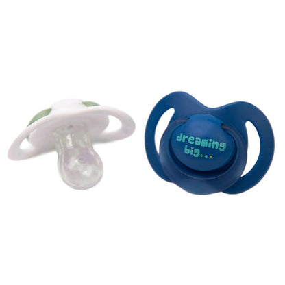 Nuby Night Soothers (Blue) 6-18 Months (2 Pack)