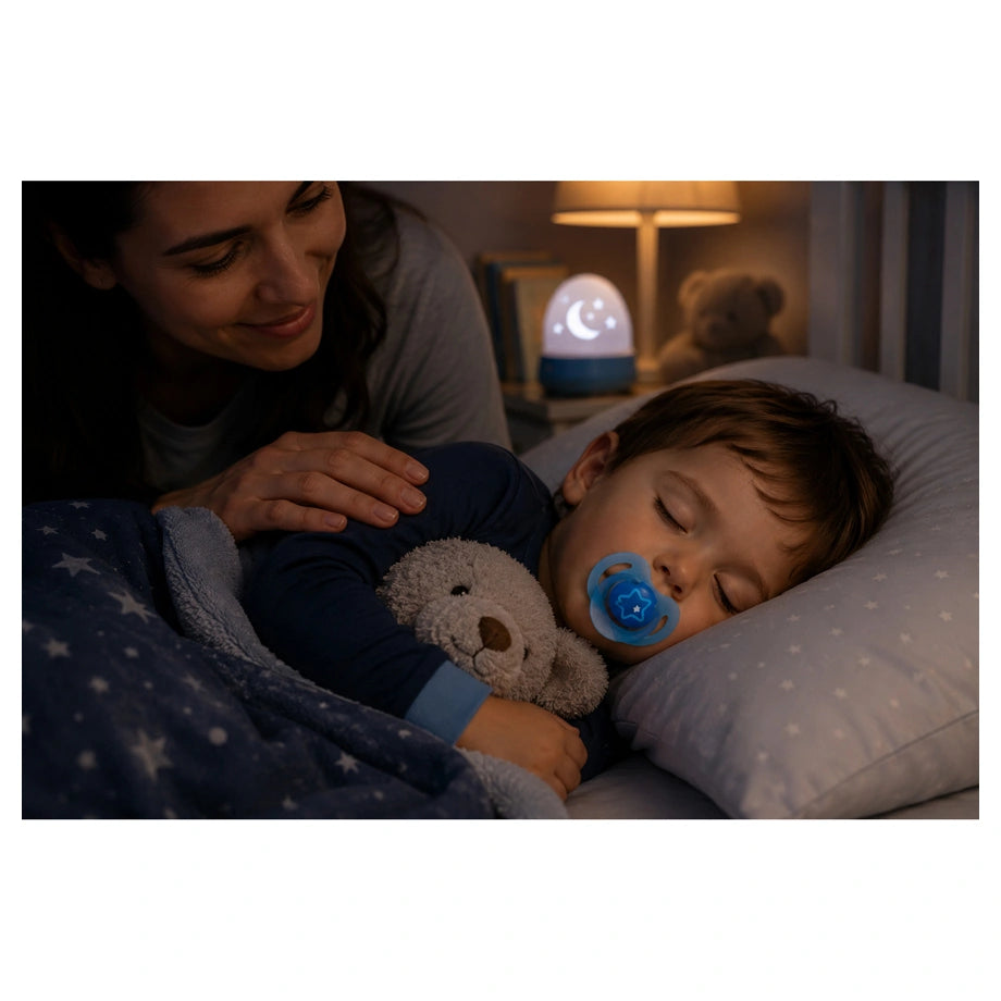 Nuby Night Soothers (Blue), 18-36 Months (2 Pack)