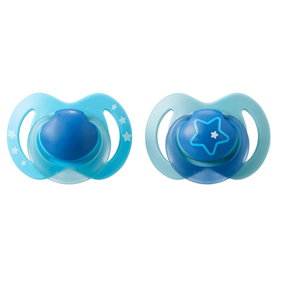 Nuby Night Soothers (Blue), 18-36 Months (2 Pack)