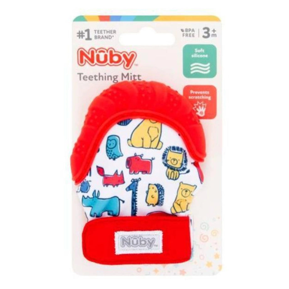 Nuby Patterned Teething Mitts