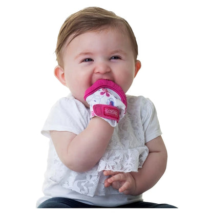 Nuby Patterned Teething Mitts