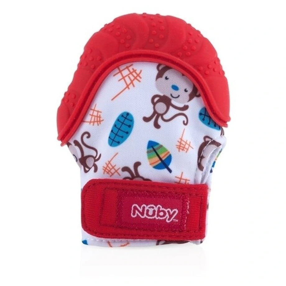 Nuby Patterned Teething Mitts