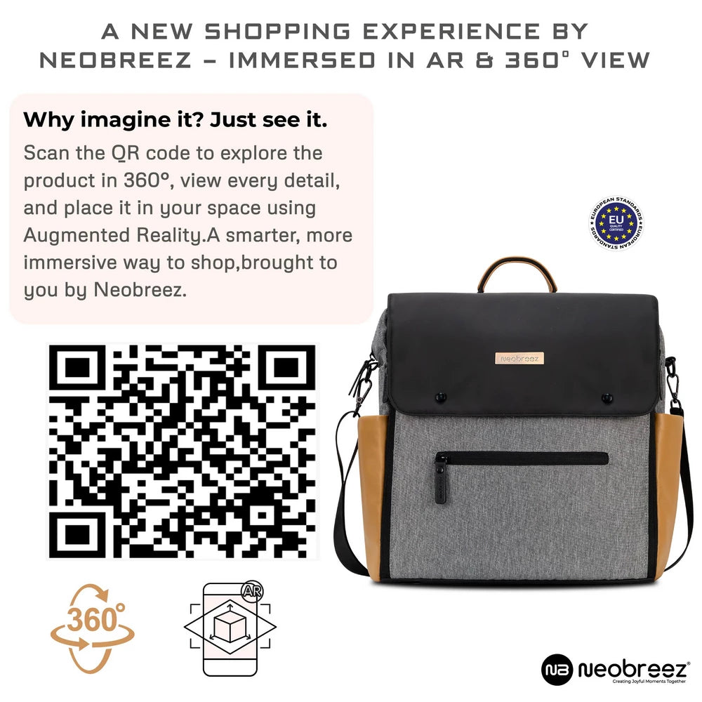 Neobreez NIXE Multifunctional Diaper Backpack with Changing Mat Neobreez NIXE Multifunctional Diaper Backpack with Changing Mat
