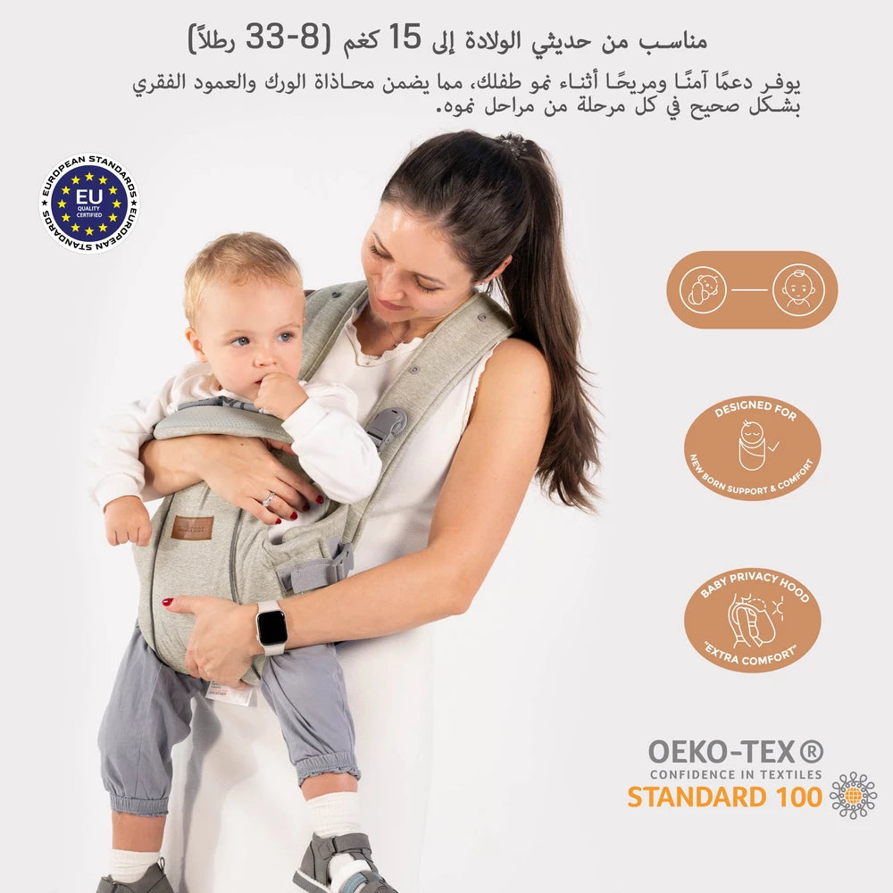 حاملة الأطفال Neobreez ATLIX 3 في 1 للأطفال حديثي الولادة وحتى الأطفال الصغار حاملة الأطفال Neobreez ATLIX 3 في 1 للأطفال حديثي الولادة وحتى الأطفال الصغار
