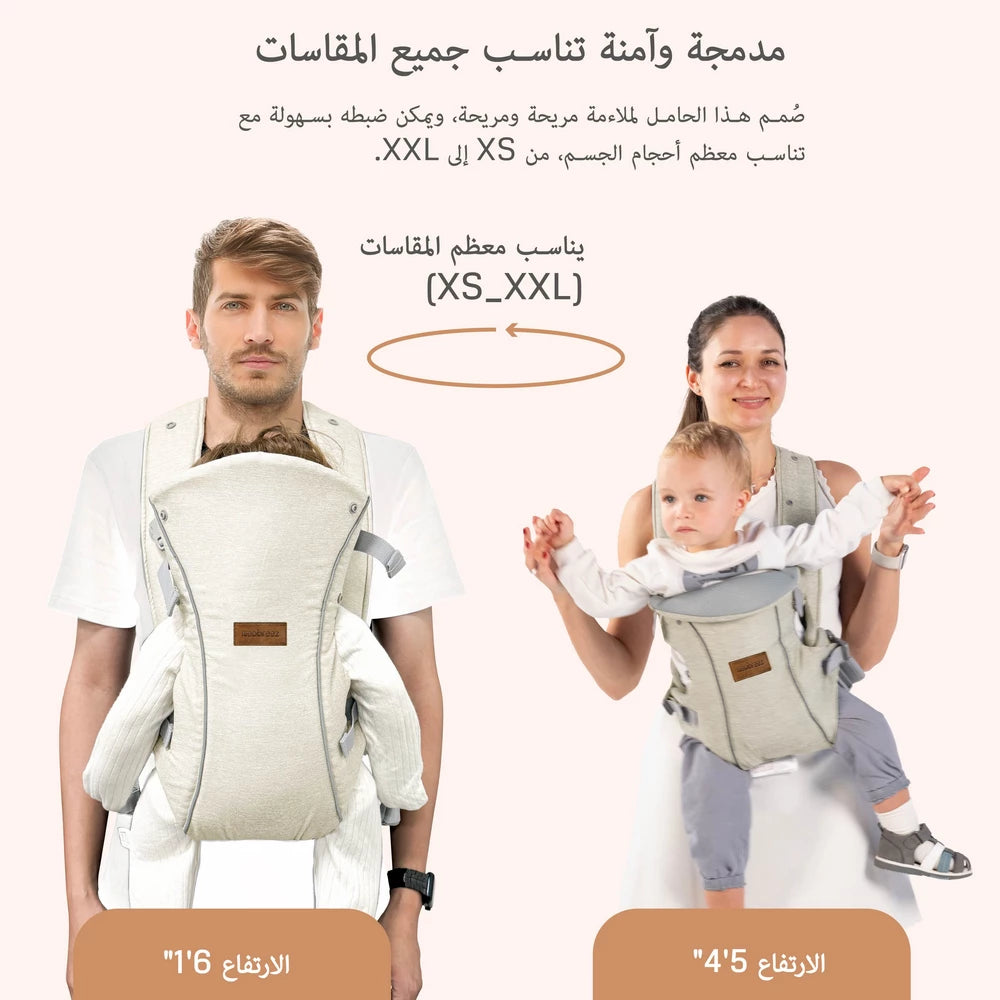حاملة الأطفال Neobreez ATLIX 3 في 1 للأطفال حديثي الولادة وحتى الأطفال الصغار حاملة الأطفال Neobreez ATLIX 3 في 1 للأطفال حديثي الولادة وحتى الأطفال الصغار