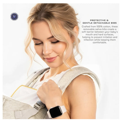Neobreez ATLIX 3-in-1 Baby Carrier for Newborns to Toddlers (Beige)