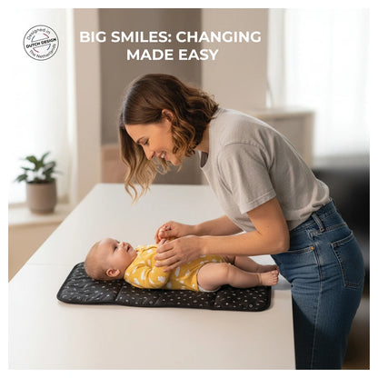 Neobreez Waterproof Foldable Diaper Changing Pad for Travel