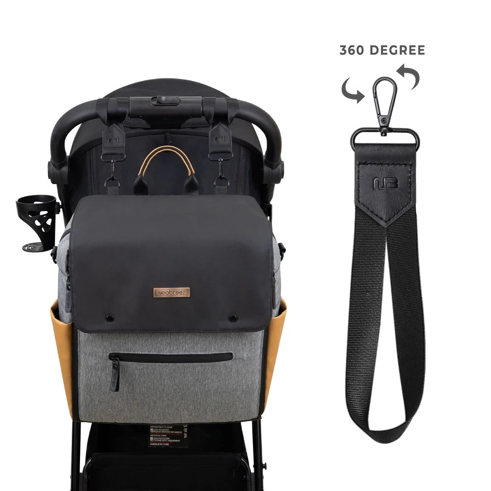 خطافات عربة الأطفال Neobreez 360 درجة مشابك فتح بيد واحدة خطافات عربة الأطفال Neobreez 360 درجة مشابك فتح بيد واحدة