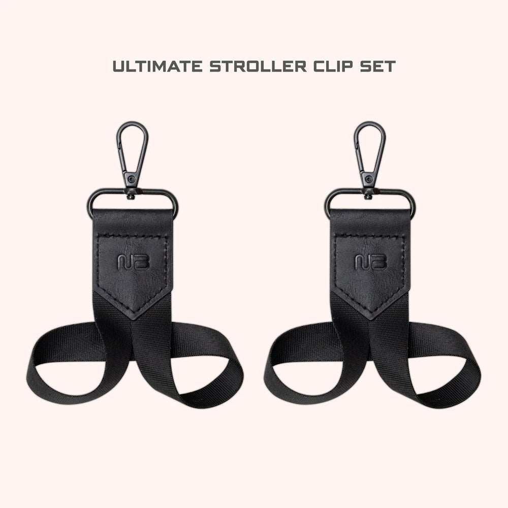 Neobreez Stroller Hooks 360 Rotation One-Hand Opening Clips