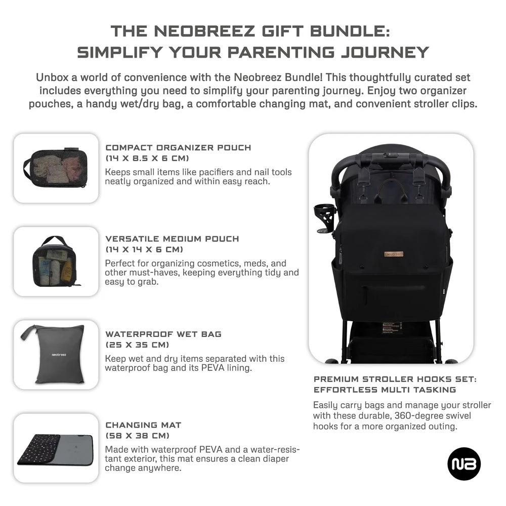 Neobreez NIXE Multifunctional Diaper Backpack with Changing Mat Neobreez NIXE Multifunctional Diaper Backpack with Changing Mat