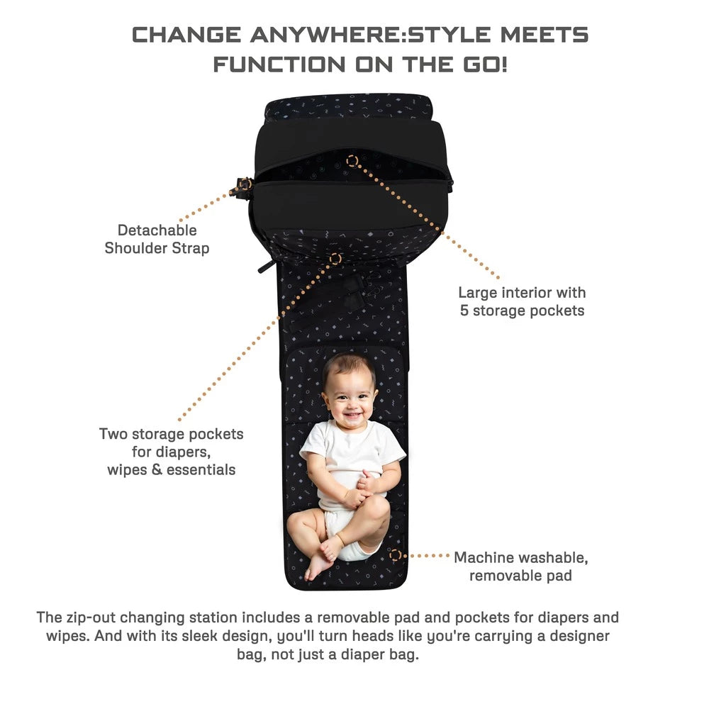 Neobreez NIXE Multifunctional Diaper Backpack with Changing Mat Neobreez NIXE Multifunctional Diaper Backpack with Changing Mat