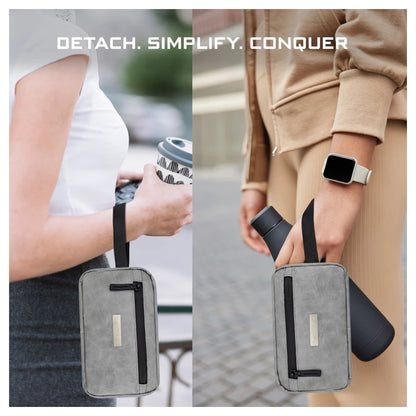 Neobreez Fyra Stroller Organizer Caddy W/ Insulated Cup Holder (Stone Grey)