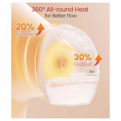 NCVI Heated Hands-Free Breast Pump