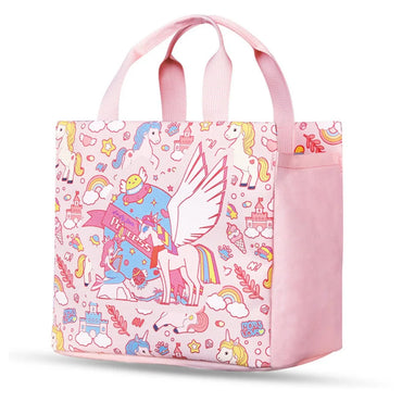 Nohoo Kids Tuition Bag/Hand Lunch Bag Unicorn (Pink)