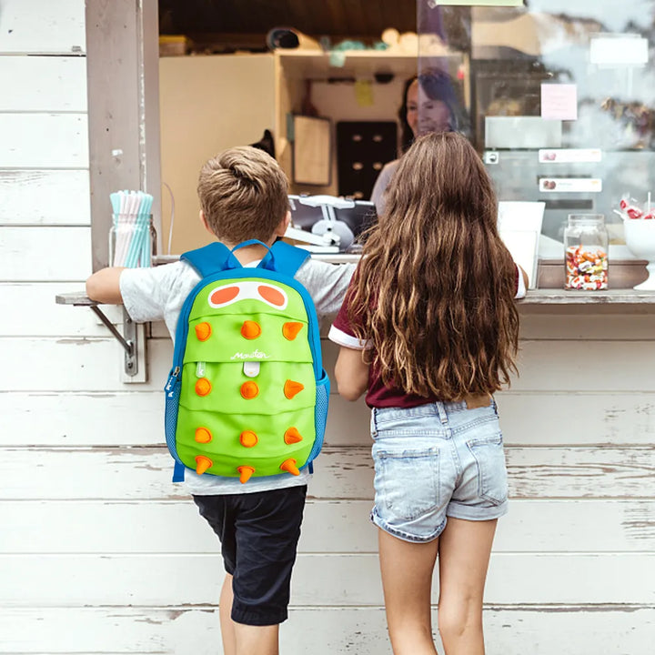 Nohoo Jungle Backpack Spiky Dinosaur (Green)