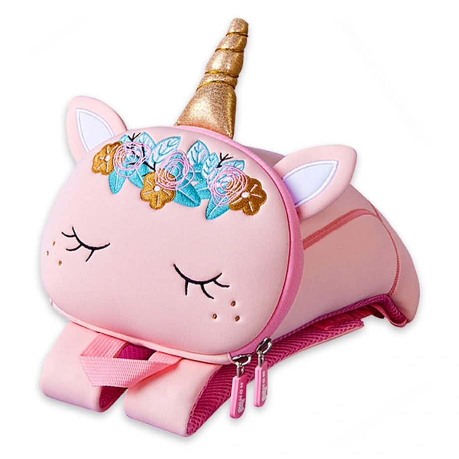 Nohoo Pre School 3D Bag Unicorn Pink (Large)