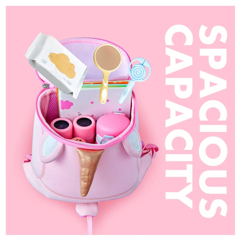 Nohoo Pre School 3D Bag Unicorn Pink (Large)