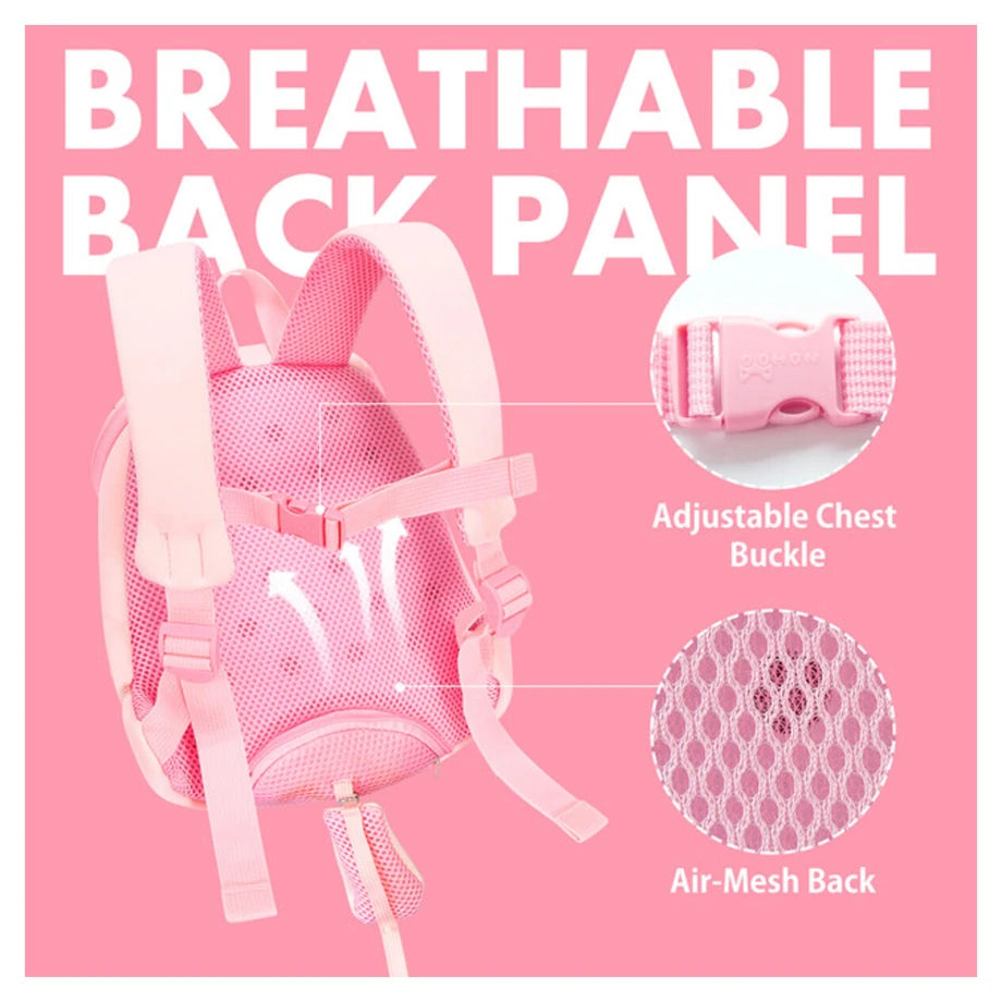 Nohoo Pre School 3D Bag Unicorn Pink (Large)