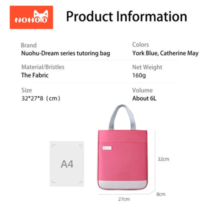 Nohoo School Hand Bag (Rose Red)