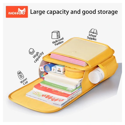 Nohoo Spine Protection Horizontal School Backpack for 0 5 Grade Primary Students (Lion Yellow)