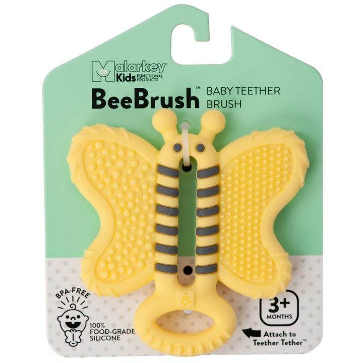 Malarkey Kids Bee Brush Baby Teether Brush