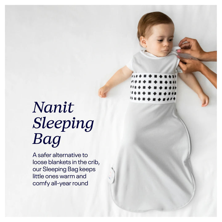 Gray Nanit Breathing Wear Sleeping Bag  3-6 months (pack 1)