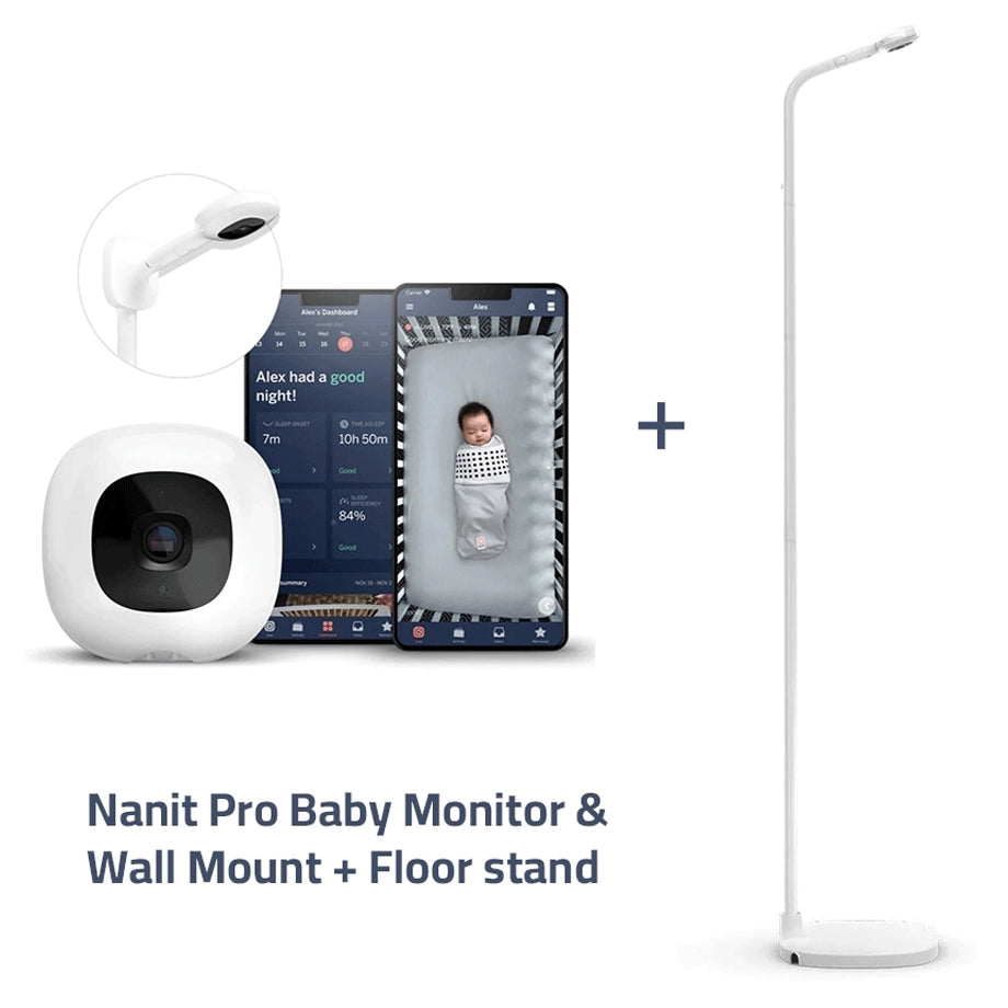 Nanit Pro Baby Monitor & Wall Mount+ Floor stand