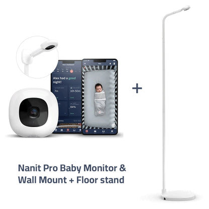 Nanit Pro Baby Monitor & Wall Mount+ Floor stand