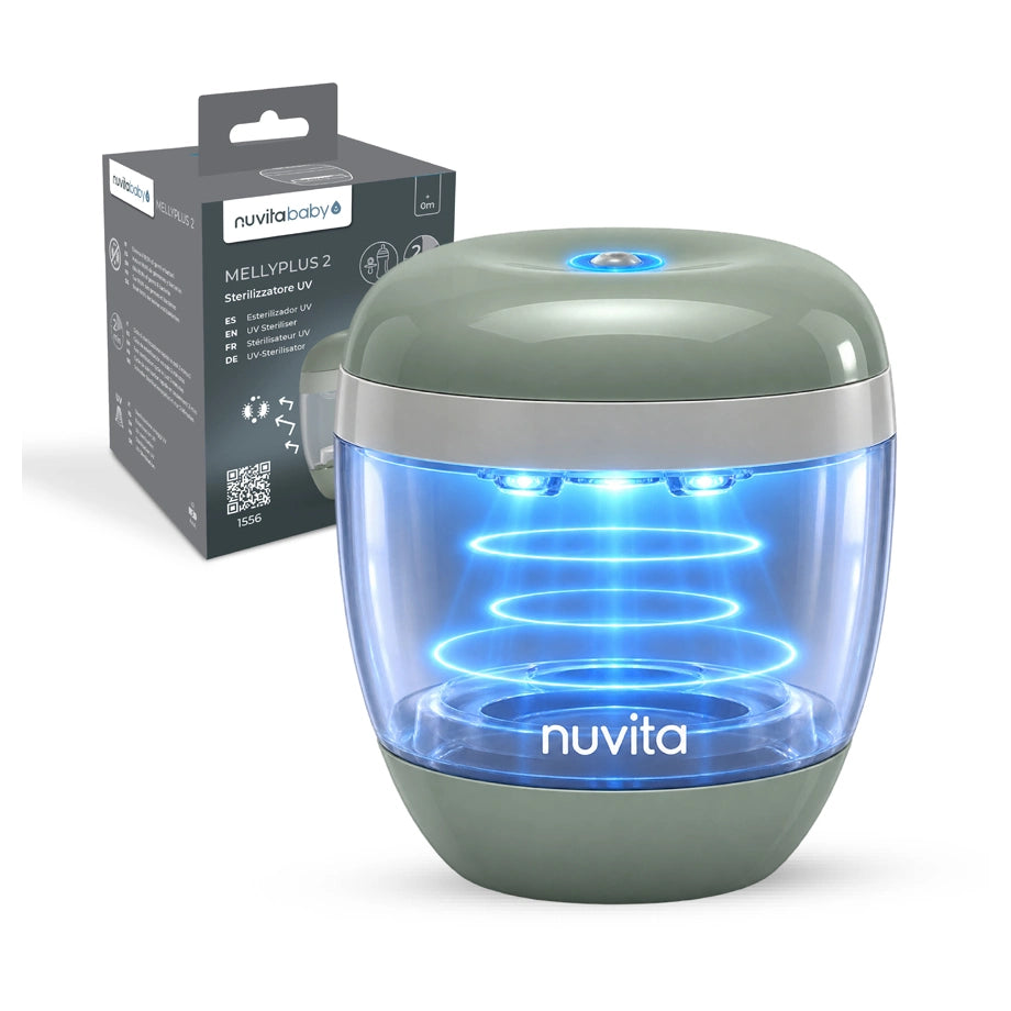 Nuvita Melly Plus Portable Uv Steriliser (Sage Green)
